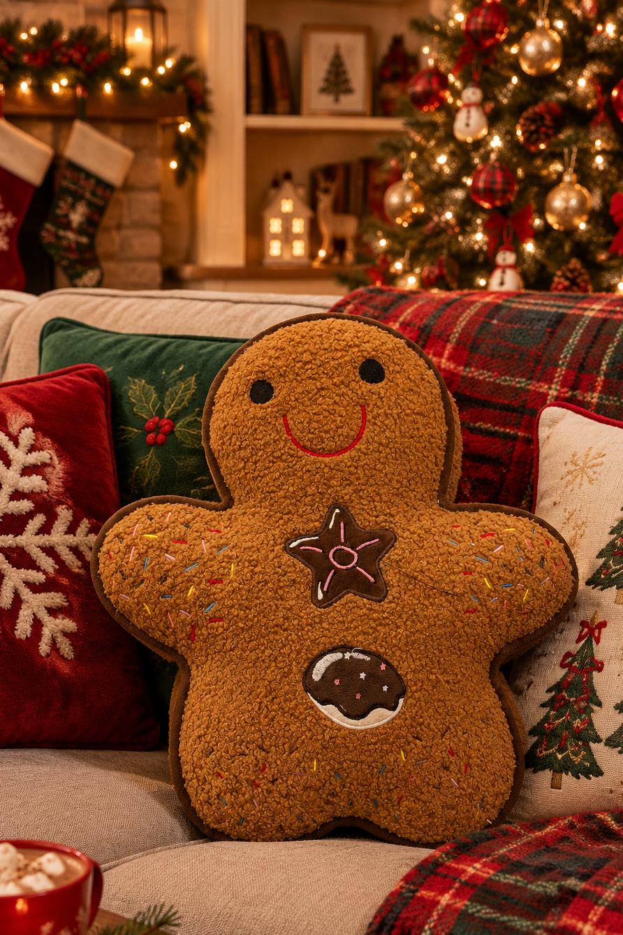 CUSCINO GINGERBREAD IN, BUCULE’ MISURA 45 × 38 IN SALDO 20 € ￼