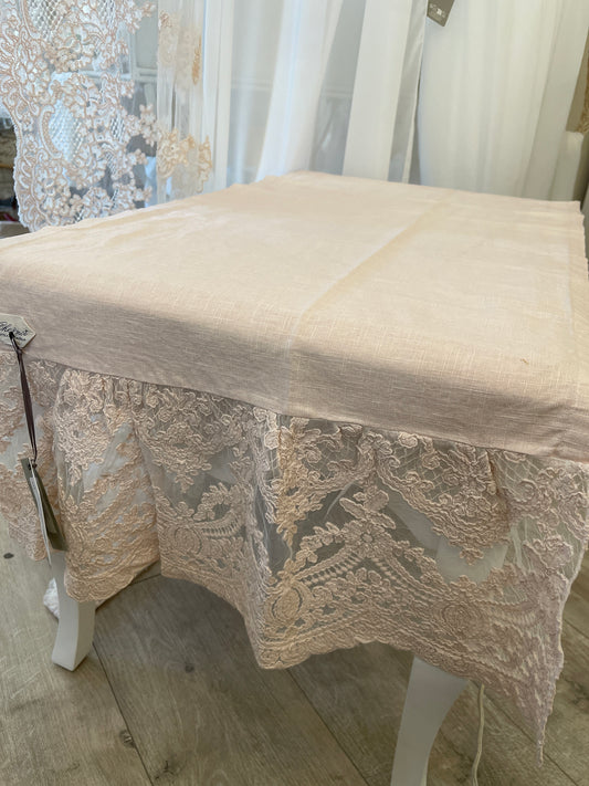 RUNNER CORNICE SIMPOSIO 160x45CHEZMOI COLORE  POLVERE DI CIPRIA