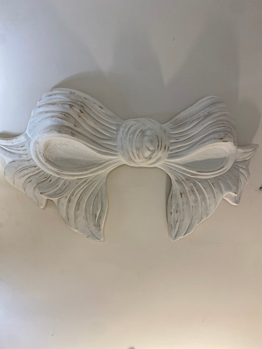 Fiocco in legno decoro da parete
