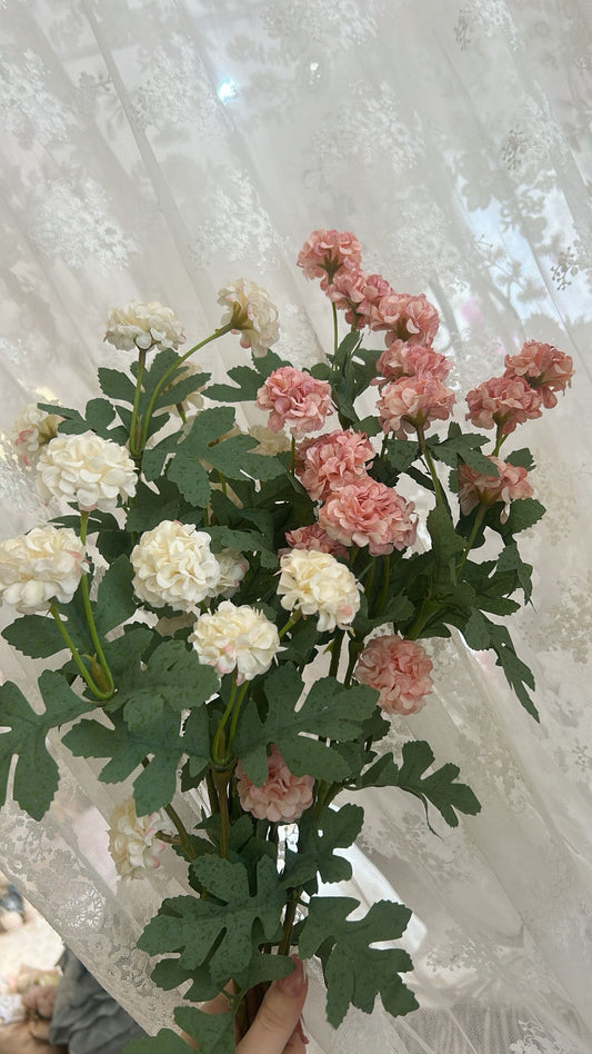 RAMO DI MINI ORTENSIE H80CM