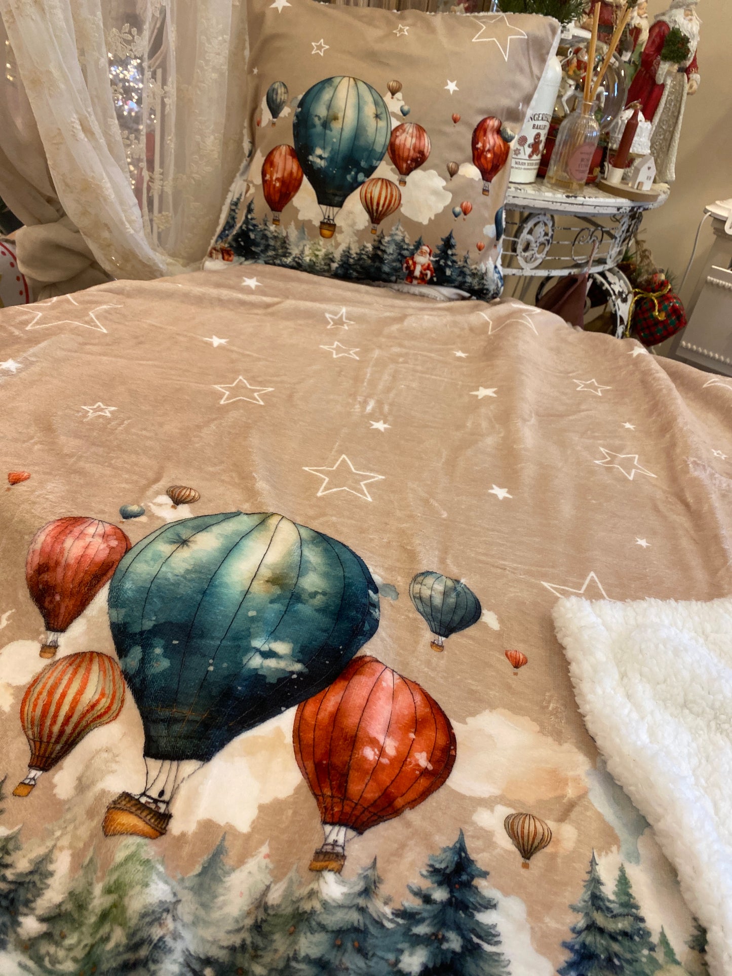 Set plaid con cuscino