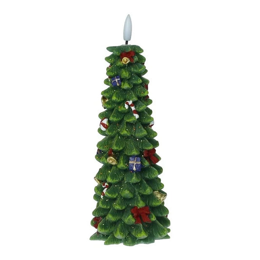BRANDANI Candela LED Natalizia Albero di Natale in Paraffina 28cm  81126