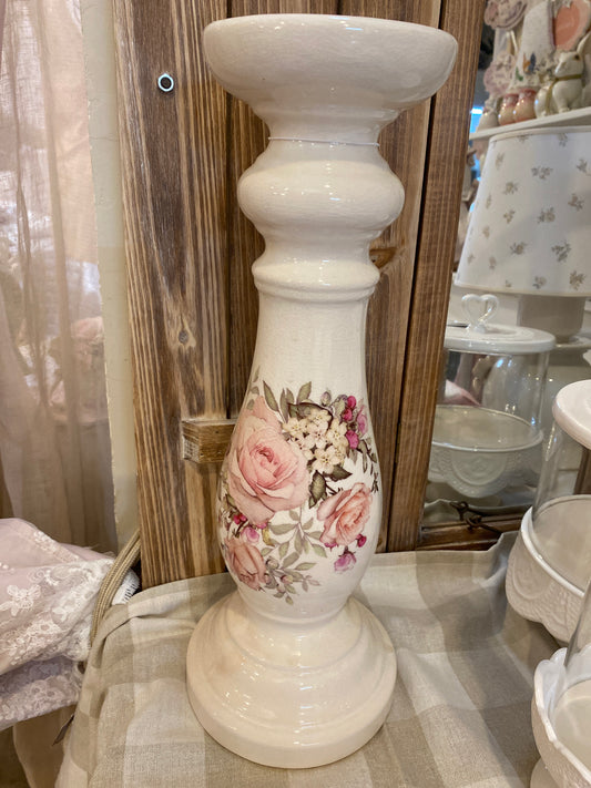 Candeliere in ceramica. Misura 40 h