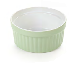 SET /2 cocotte stoneware verde