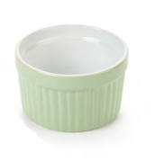 SET /2 cocotte stoneware verde