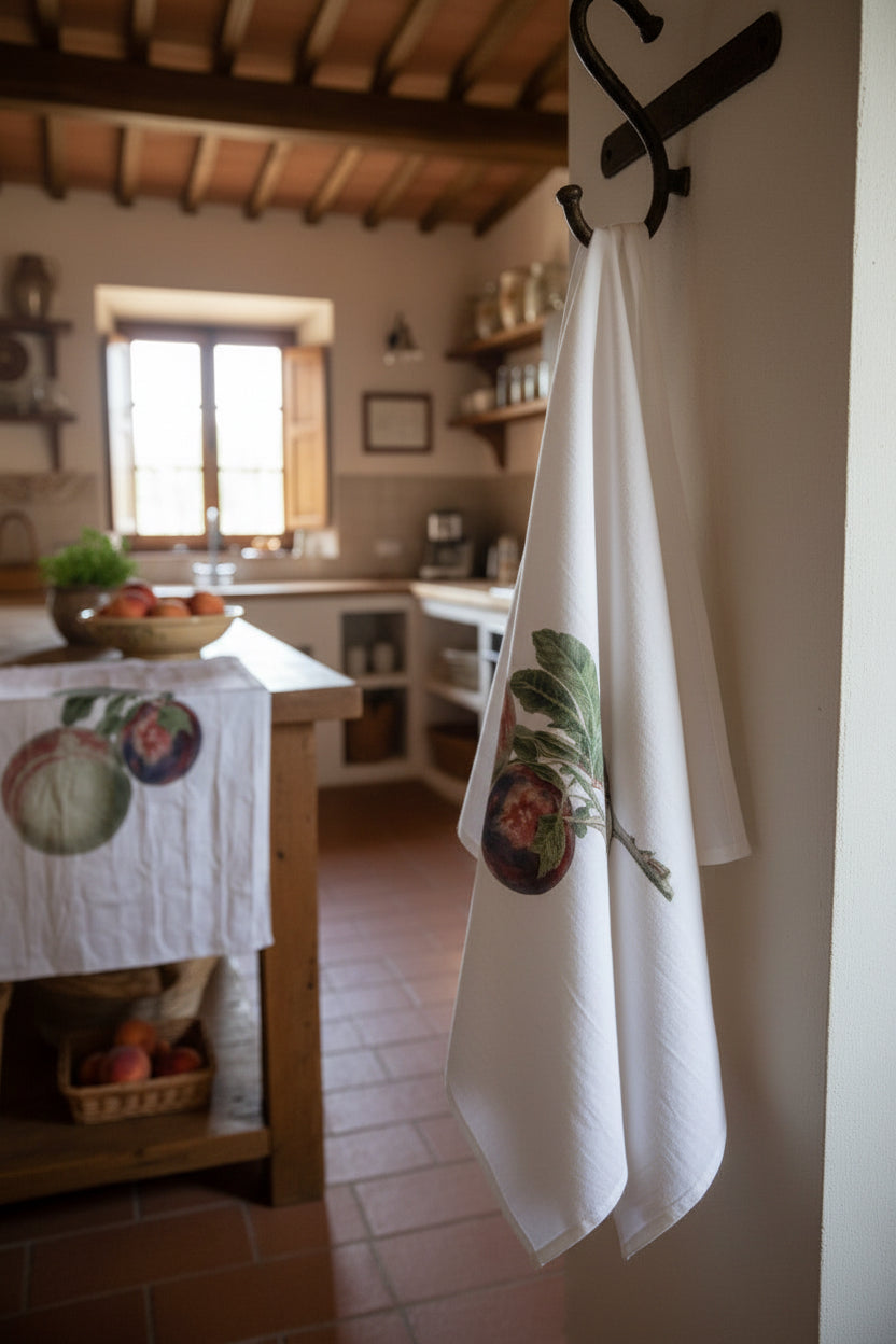 Canovaccio con ramo di pesco misura 50 × 70