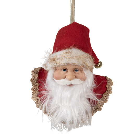 Pendant Santa Claus 10x9x28 cm Red Plastic