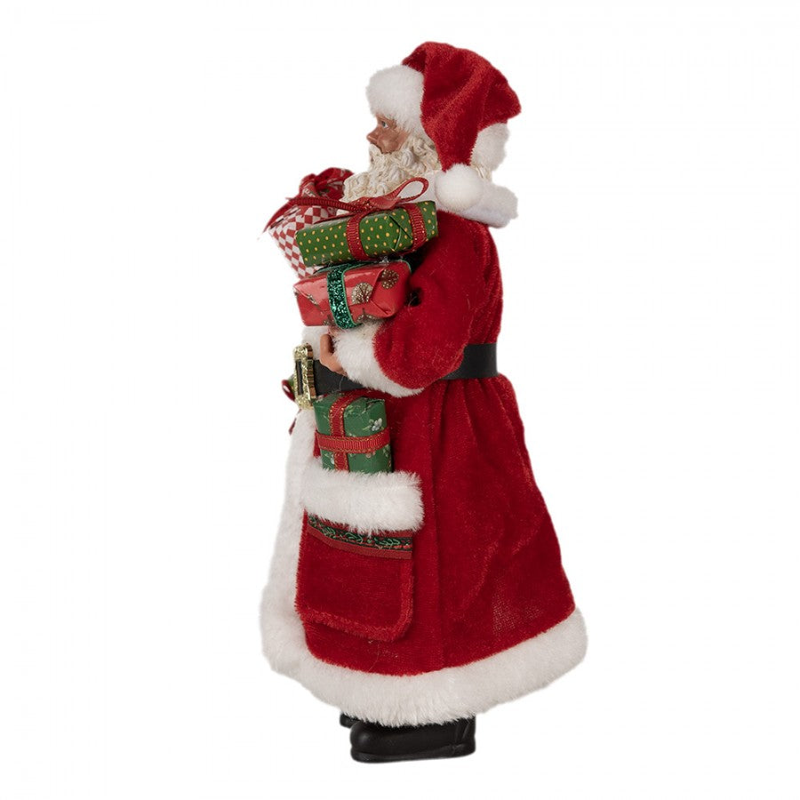 65594 Figura natalizia Babbo Natale 27 cm Rosso Plastica