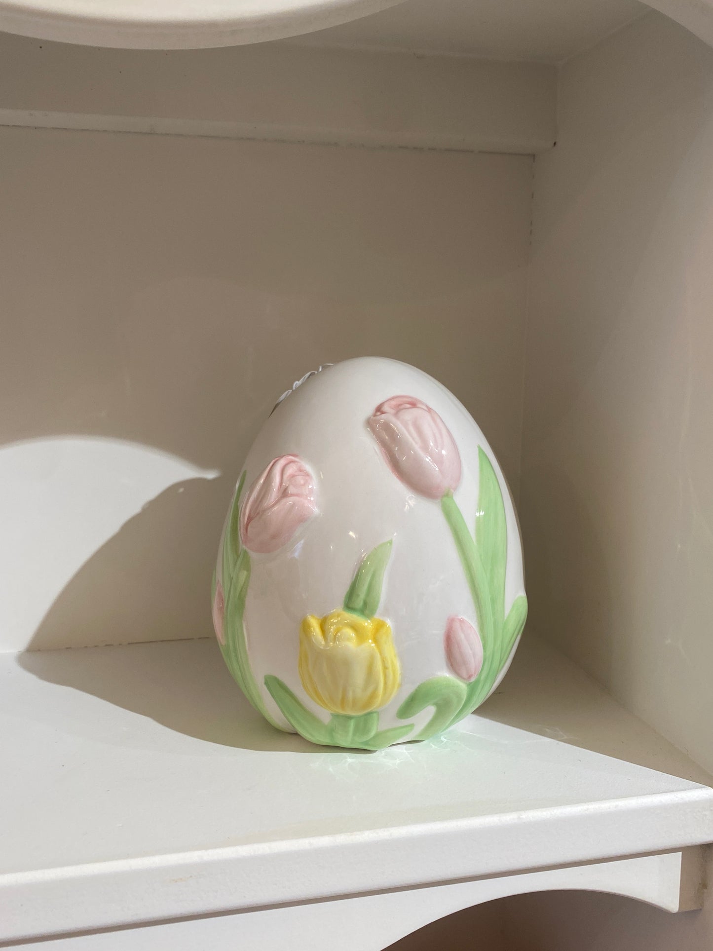 Uovo in ceramica 9x9x11cm