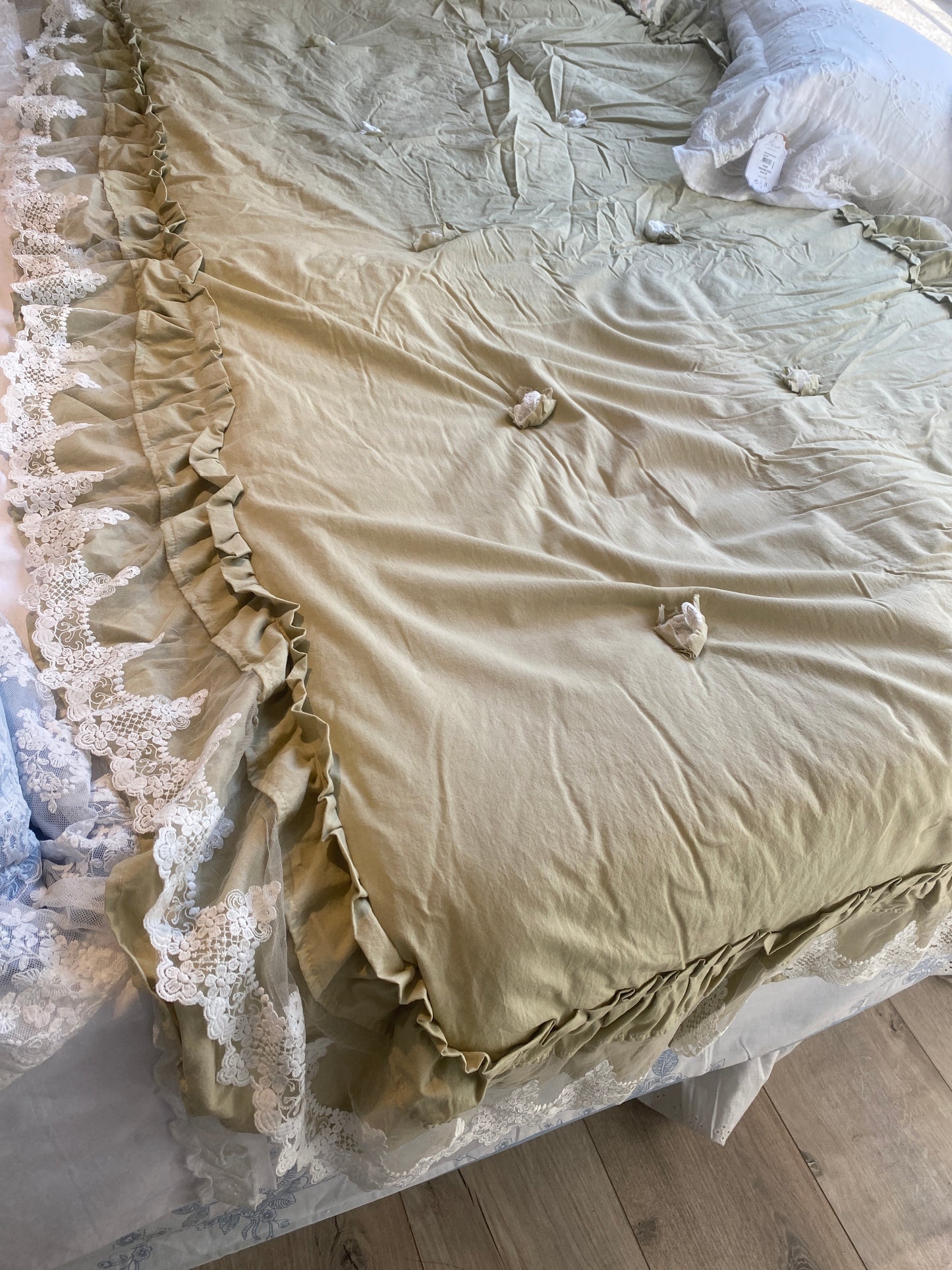Fondo letto shabby