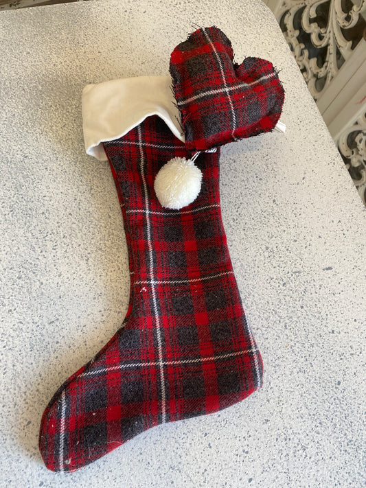 Decoro calza tartan 5€