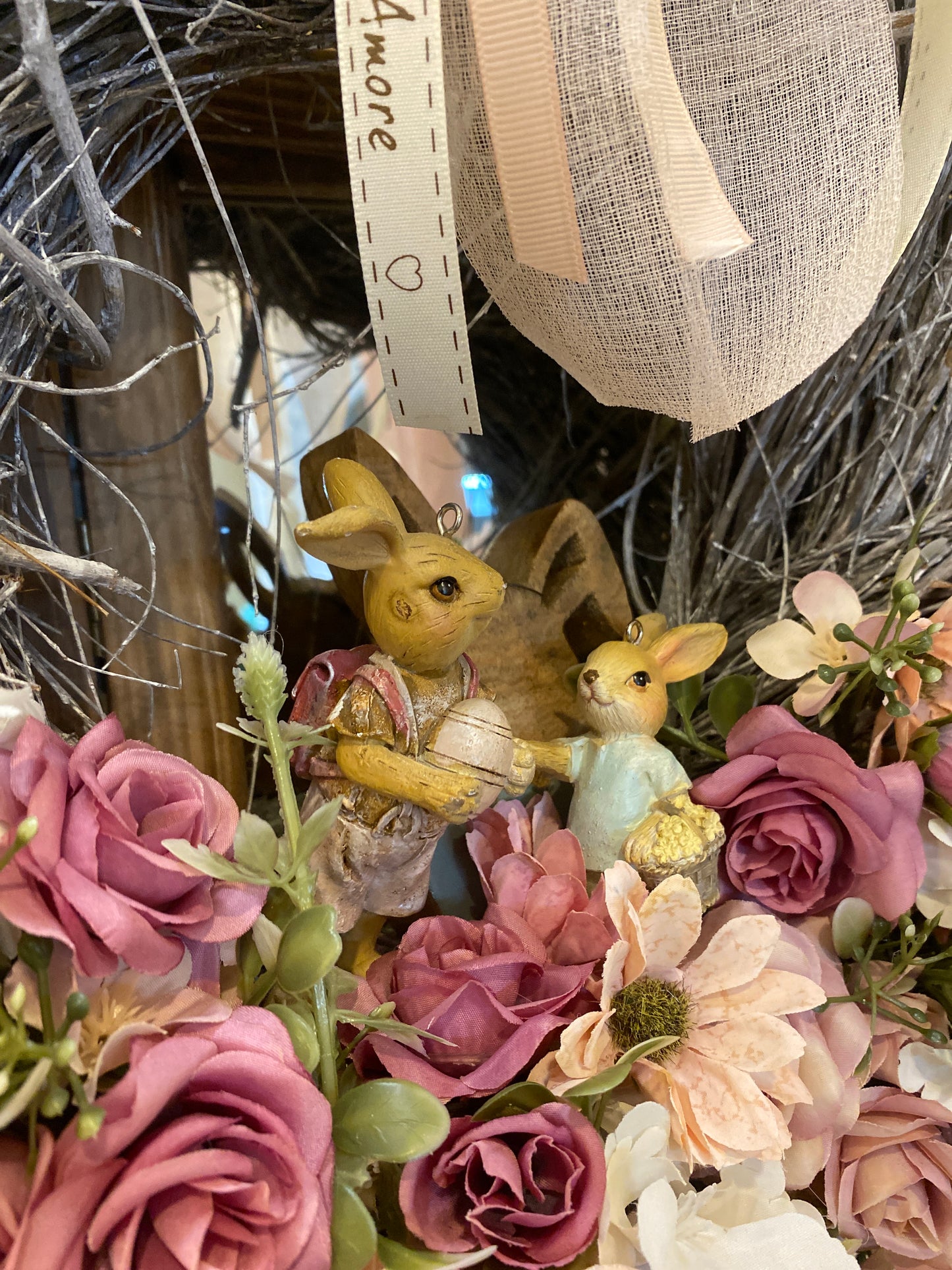 Ghirlanda pasquale decorativa 40cm