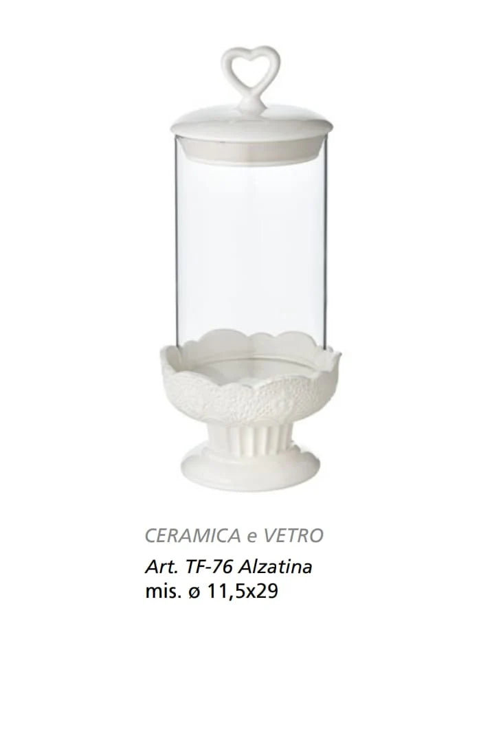 Arte di Nacchi • Alzatina con Vetro • 11,5×29 cm TF-75  8059016528048