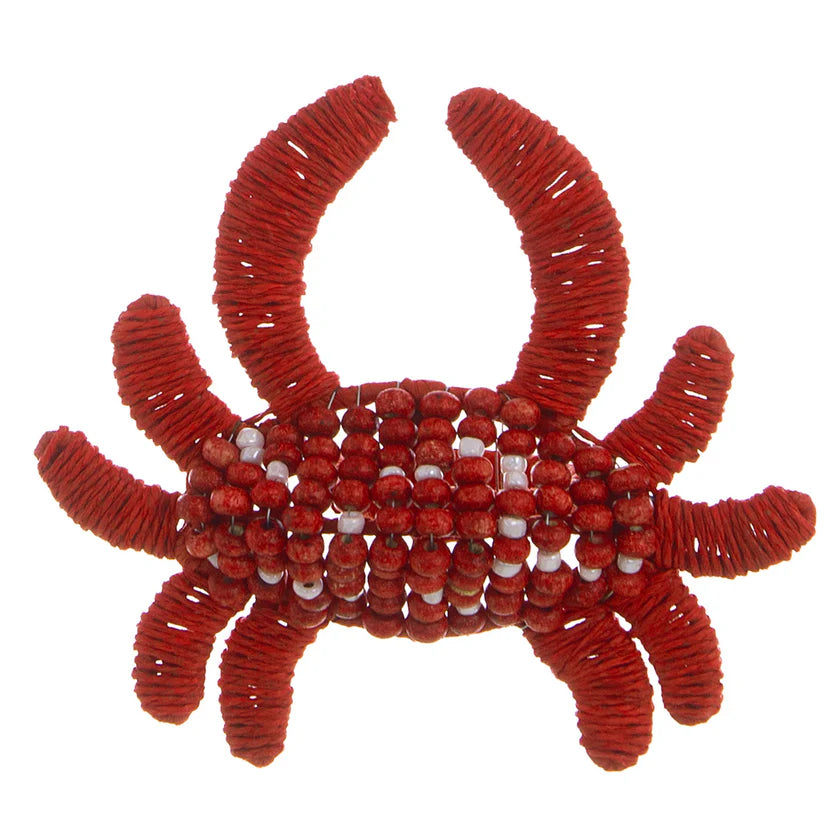 Blanc Mariclò Portatovaglioli granchio in rafia 10x12x4 cm A37769
