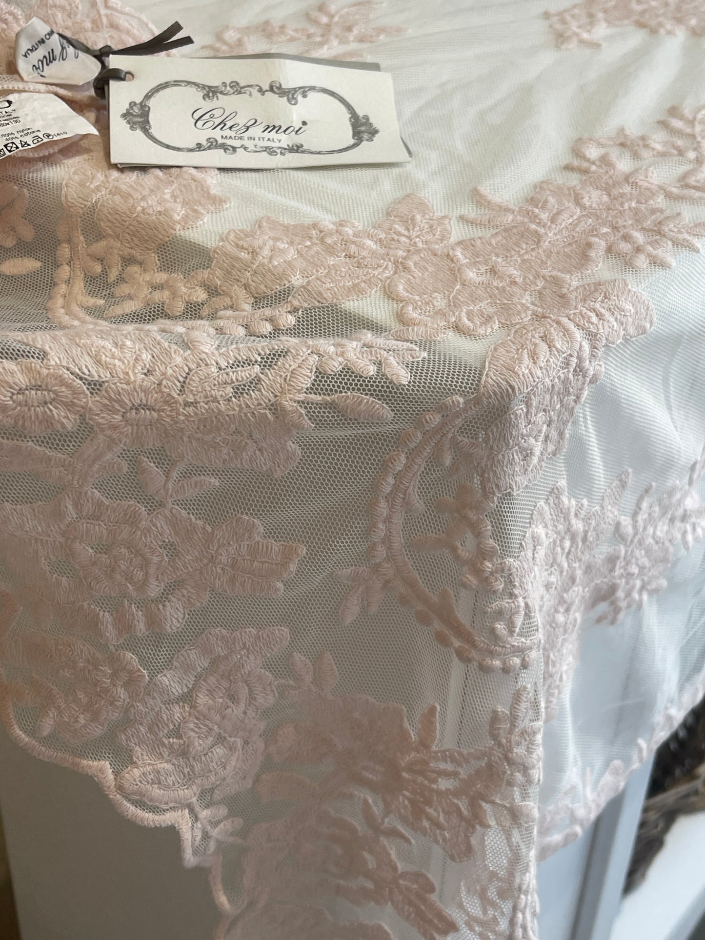 Runner Versailles misura 60x 30 colore rosa, quarzo CHEZ MOI￼