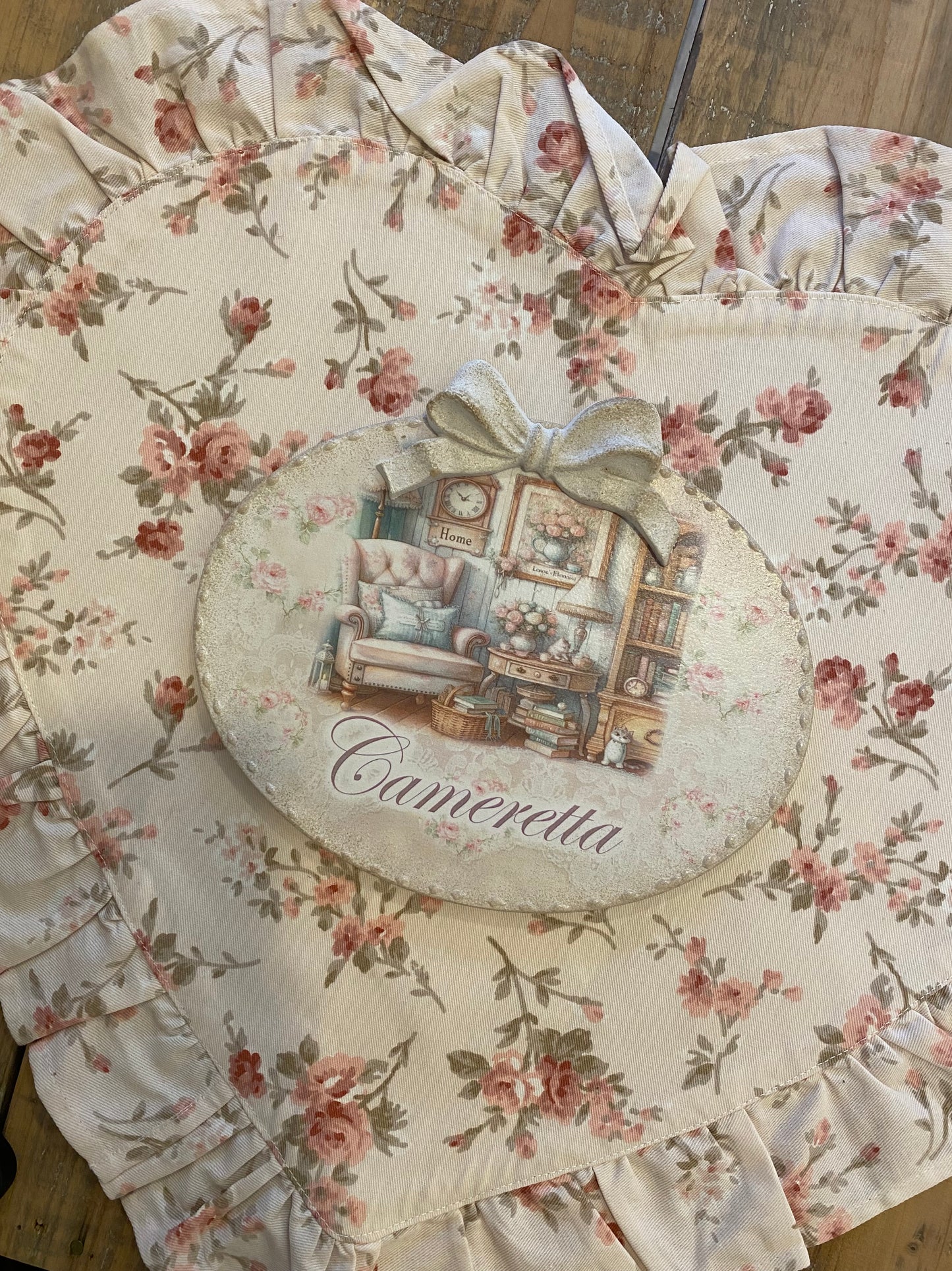 Quadro ovale per cameretta 22x18cm