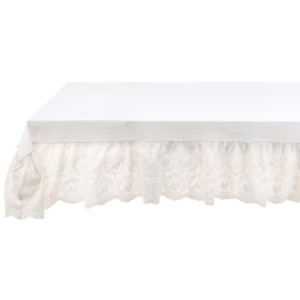 COPRITAVOLO BLANC MARICL0' CON GALE 25CM Colore BIANCO 200 X 200 A3597799BI