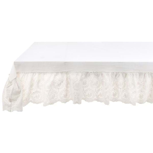 COPRITAVOLO BLANC MARICL0' CON GALE 25CM Colore BIANCO 200 X 200 A3597799BI