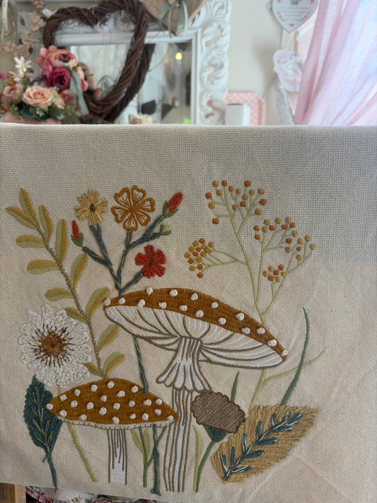 RUNNER CLODETT DECORO FUNGHI MISURA 45x160  100% cotone