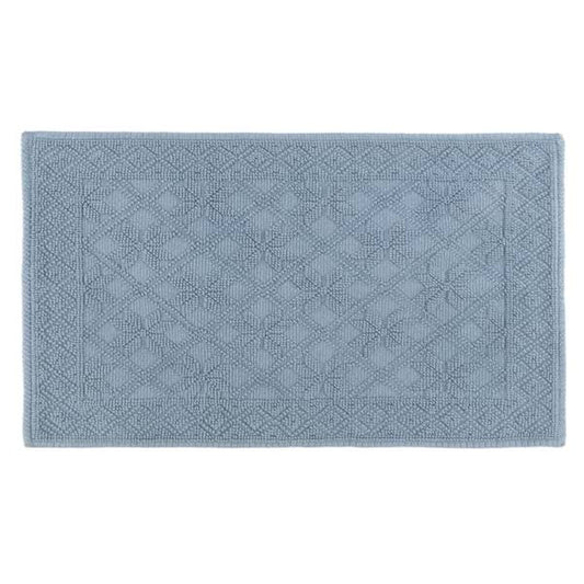 TAPPETO BLANC MARICLO' COLORE AZZURRO JACQUARD 1300GSM 45 X 75  A3750699AZ