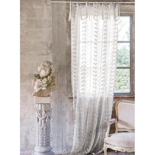 Blanc Mariclò Tenda Dentelle Ricamata 135 x 290 cm8016012735993