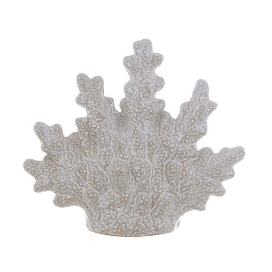 DECORO CORALLO IN CERAMICA 25 X 9 X 21   A38219