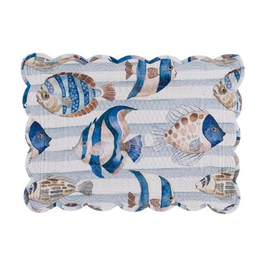 TOVAGLIETTA BLANC MARICLO Collezione: LES POISSONS Materiale: 100% COTONE Codice: A38247 Misure: 50 X 35 cm