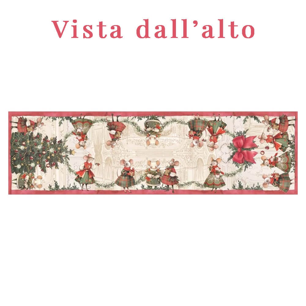 Blanc Mariclò Runner Natalizio 50×180 cm Favola di Natale A38325  8016012740997