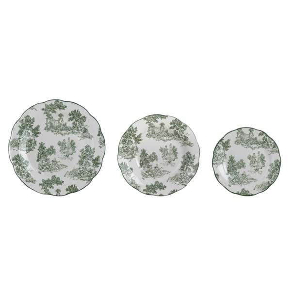 SERVIZIO PIATTI 18 PZ PER 6 PERSONE (PIANO FONDO FRUTTA) AZZURRO