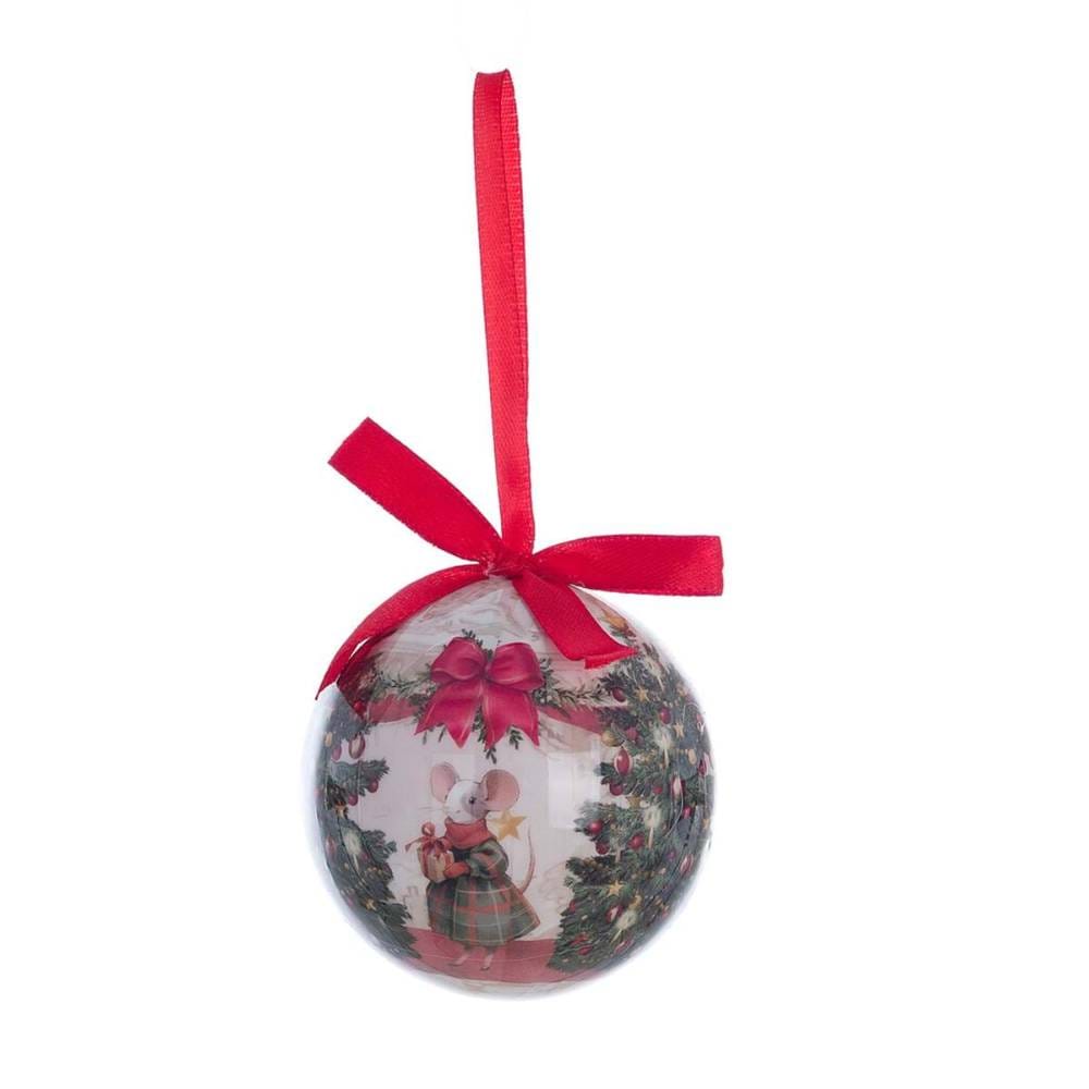 Blanc Mariclò Set 14 Sfere Natalizie Ø7,5 cm Favola di Natale A38897   8016012750187