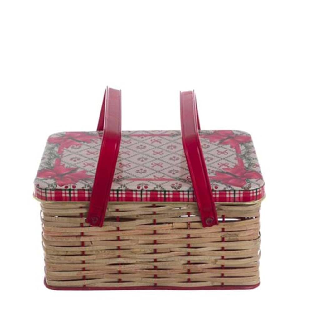 Blanc Mariclò Cestino PICCOLO  Rattan-Latta 26x19x12  Favola di Natale A38918  8016012750392