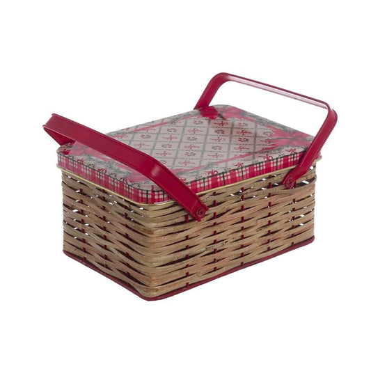 Blanc Mariclò Cestino PICCOLO  Rattan-Latta 26x19x12  Favola di Natale A38918  8016012750392