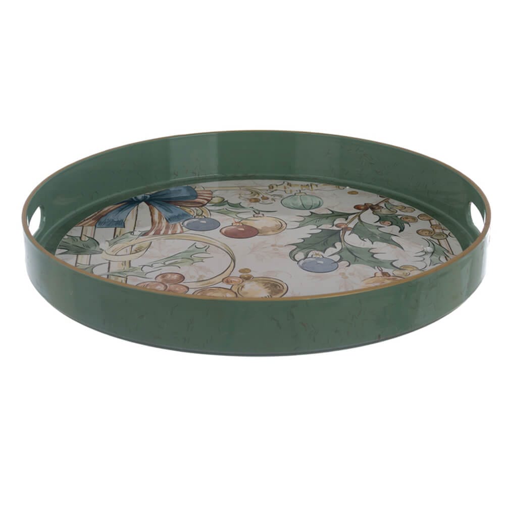 Blanc Mariclo Vassoio Tondo 33×33 Intrecci di Sogno Avorio A39008 8016012751696