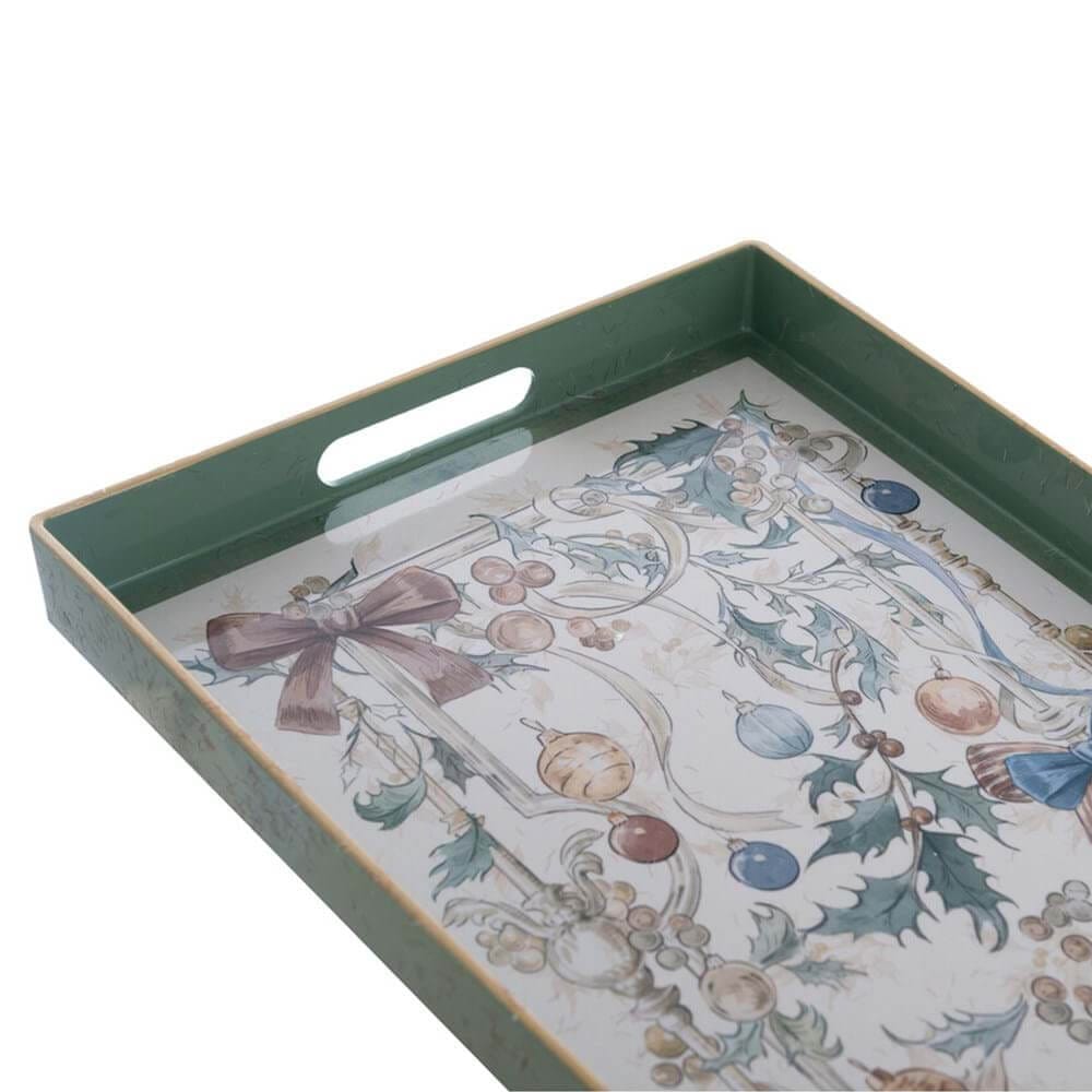 Blanc Mariclo Vassoio Natalizio 47×35 Intrecci di Sogno Avorio  A39009  8016012751726