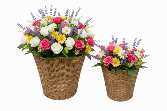 SET 2 CESTINI  A39326 blanc mariclo