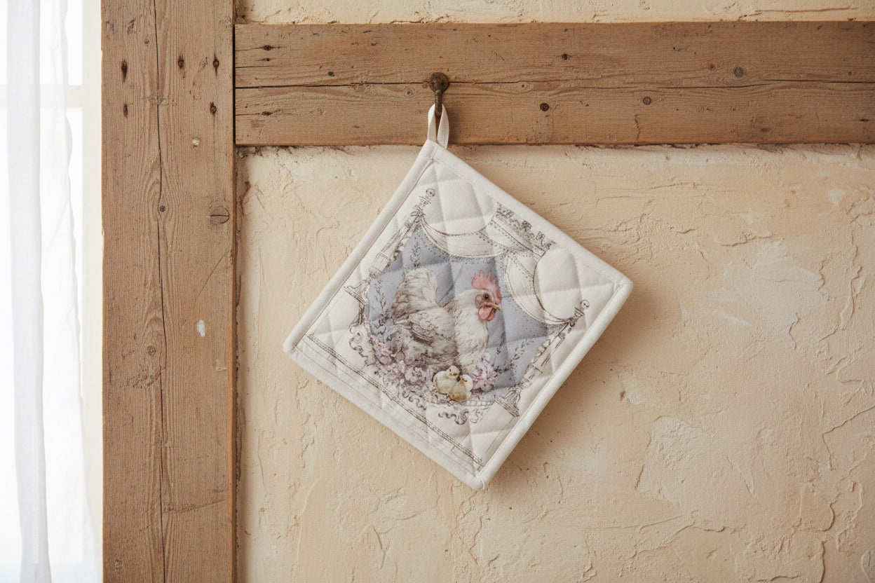 Blanc Mariclò Presina COCO Galline 20×20 cm
