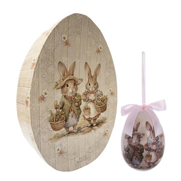 SCATOLA REGALO CON 8 DECORI (DIA.7 CM) A39943