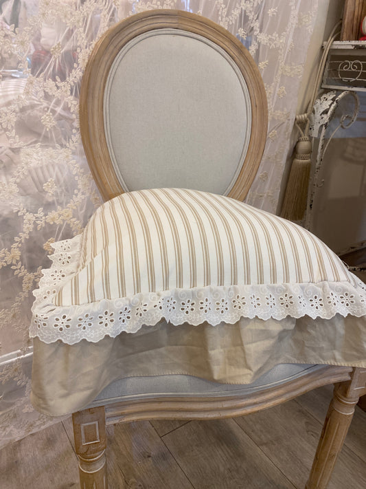 Cuscino sedia sartoriale misura 45x45+12 la balza
