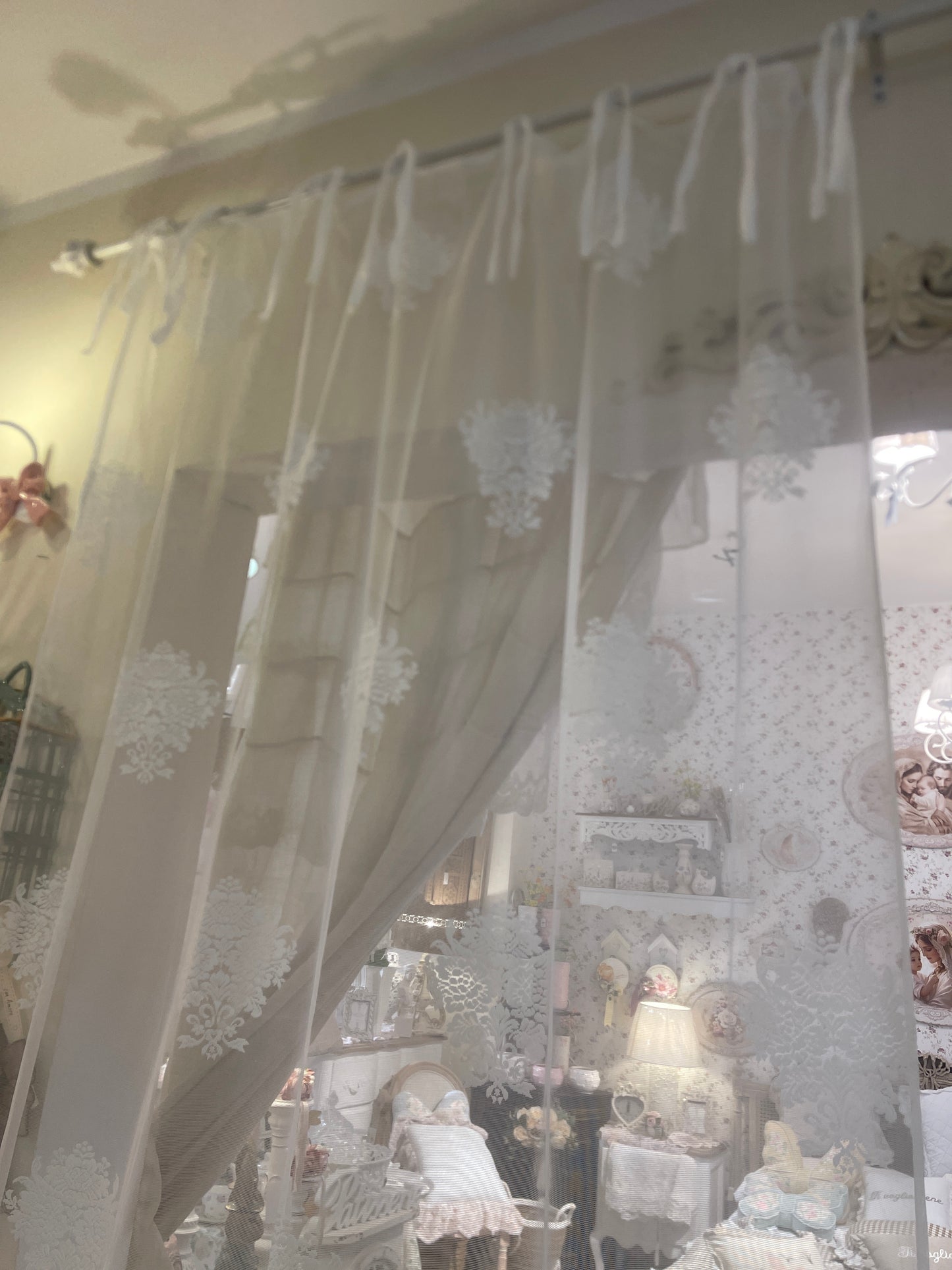 Telo tenda cleome misura 140x280 colore bianco