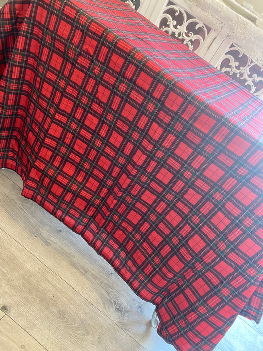 Tovaglia rettangolare tartan Brandani misura 160x300