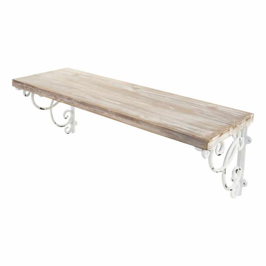Nuvole di Stoffa Mensola legno e metallo 60x22x26 cm