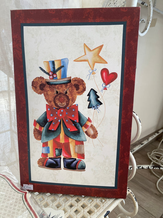 Quadretto teddy 22x36. 5€