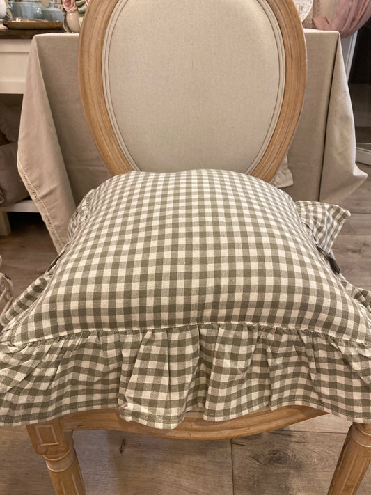 Copri cuscino con gala 40x40+12cm A39856