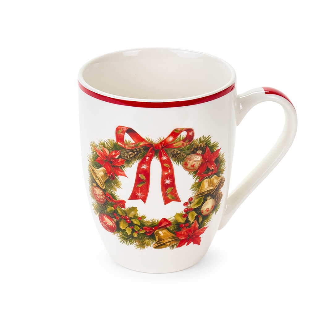 Nuvole di Stoffa Mug Natale con Infusore e Scatola 350 ml