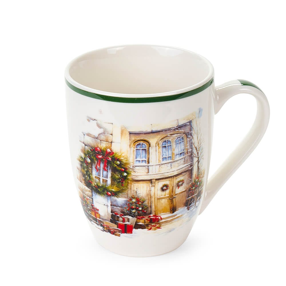 Nuvole di Stoffa Mug Natale con Infusore e Scatola 350 ml