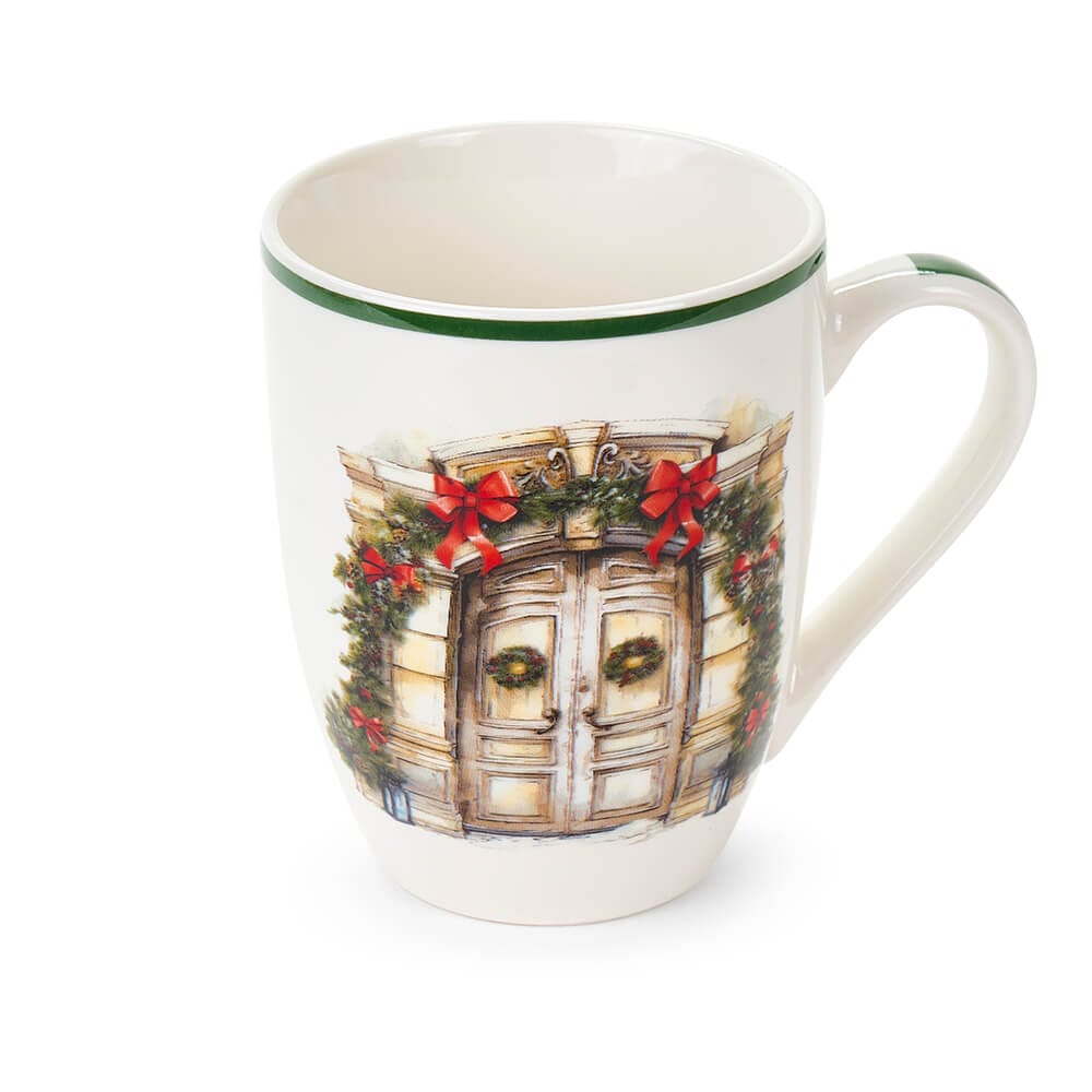 Nuvole di Stoffa Mug Natale con Infusore e Scatola 350 ml