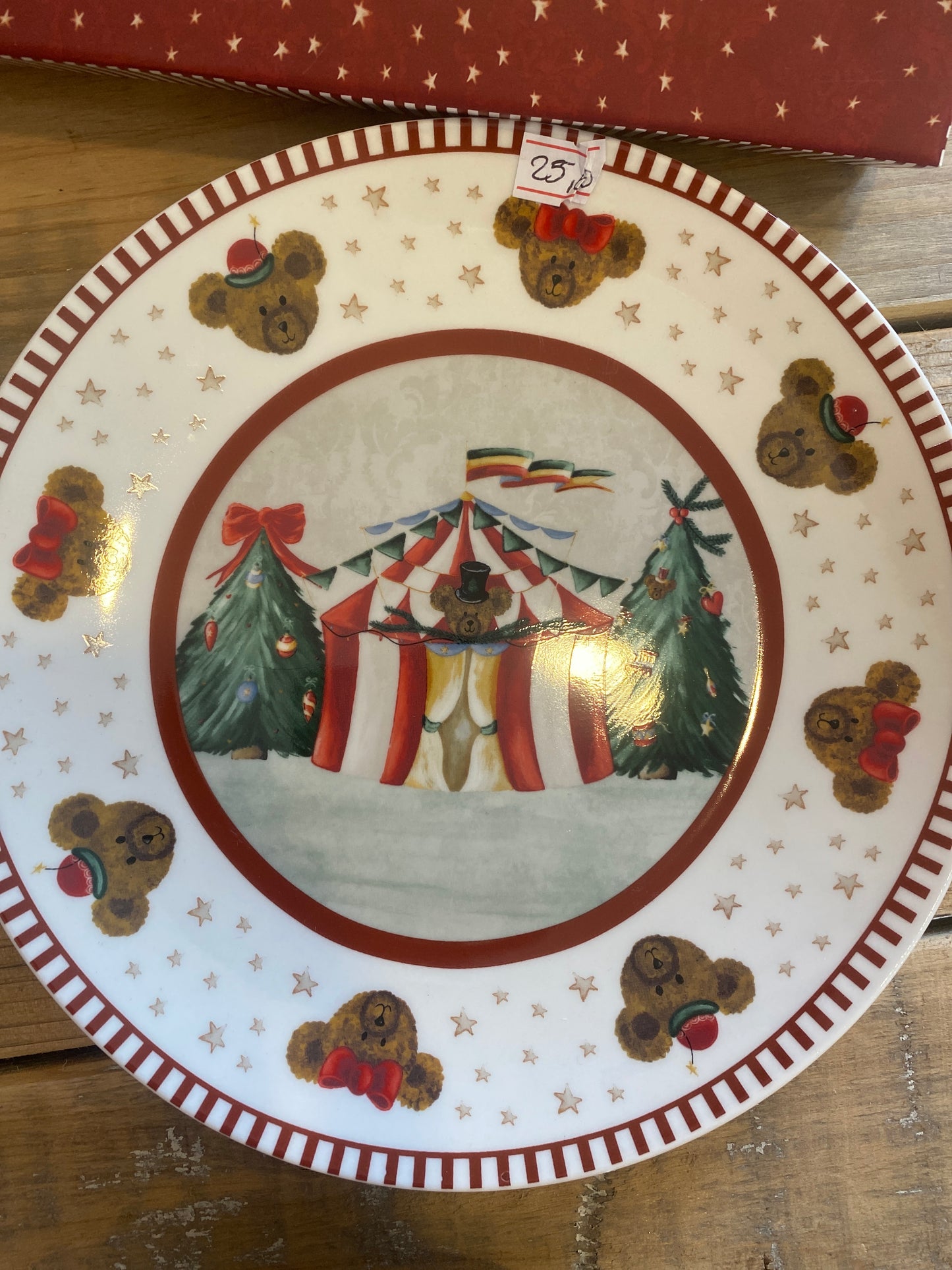 Set di 2 piatti da dessert misura 29.3x12.3