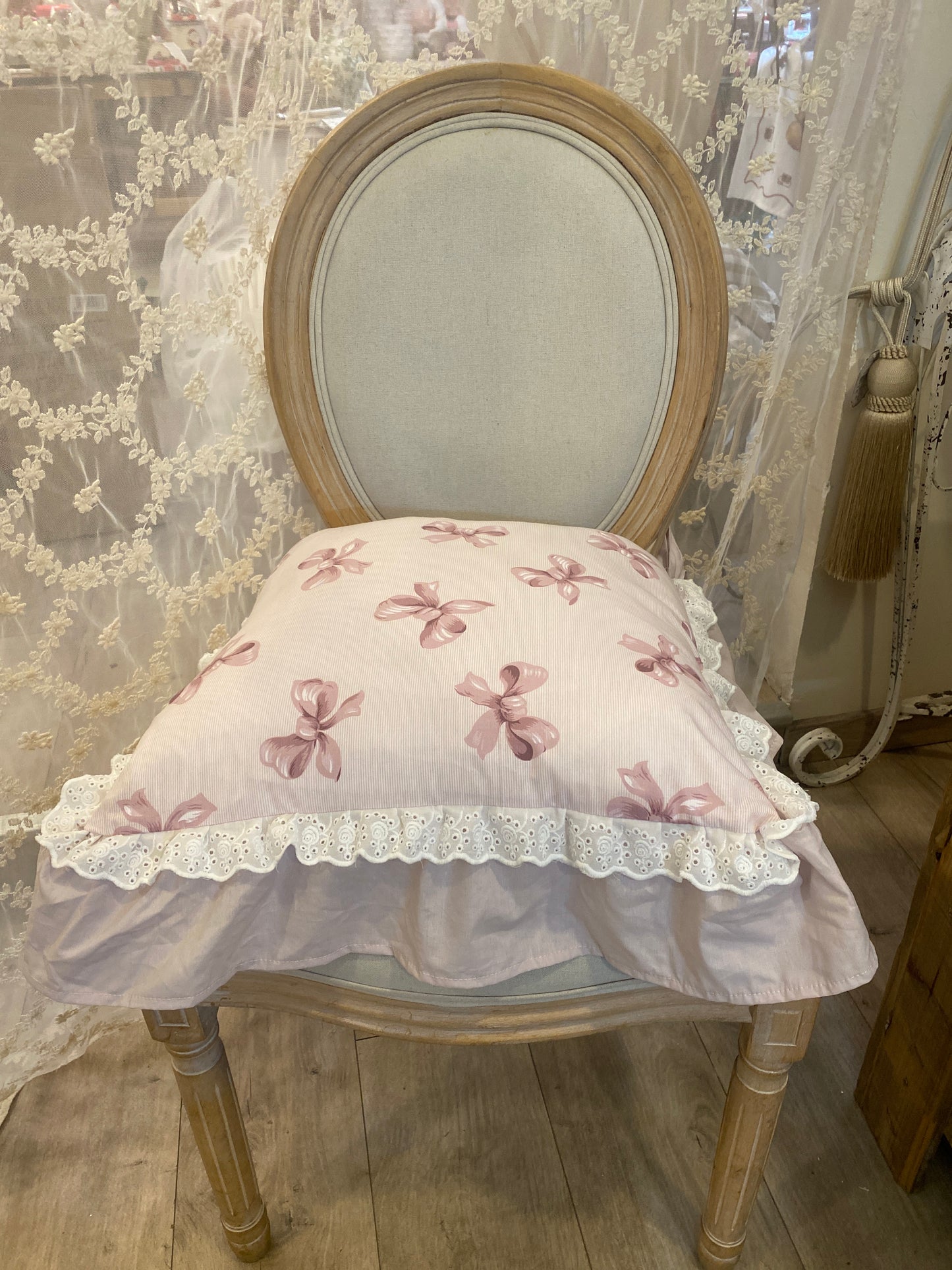 CUSCINO SARTORIALE 45x45+12 la balza 100%in cotone