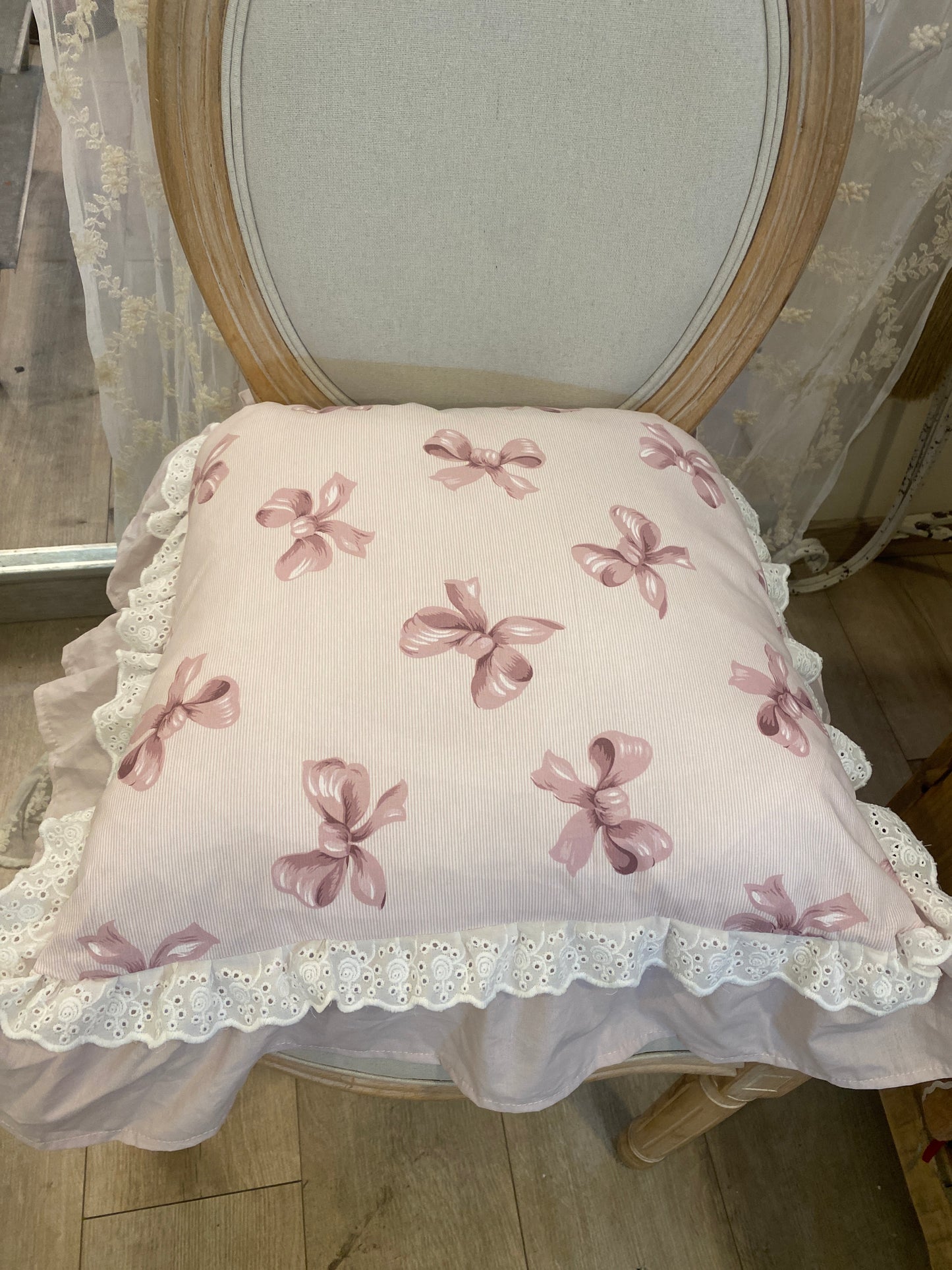 CUSCINO SARTORIALE 45x45+12 la balza 100%in cotone