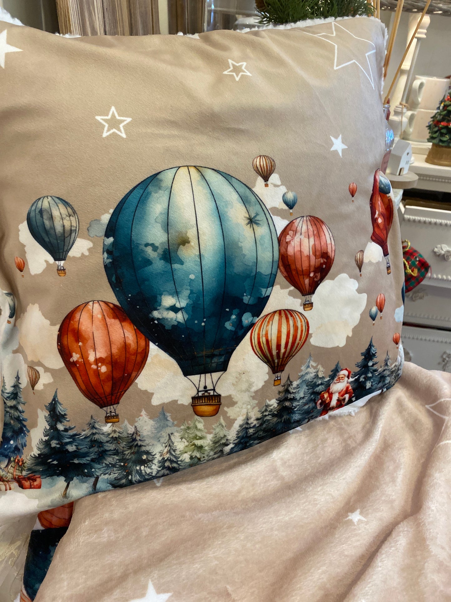 Set plaid con cuscino